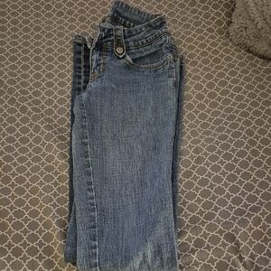 Mudd Women's Straight Leg Blue Jeans